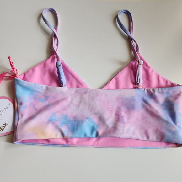 LoveShackFancy X Beach Riot Georgia Top Size Small New - Picture 3 of 11